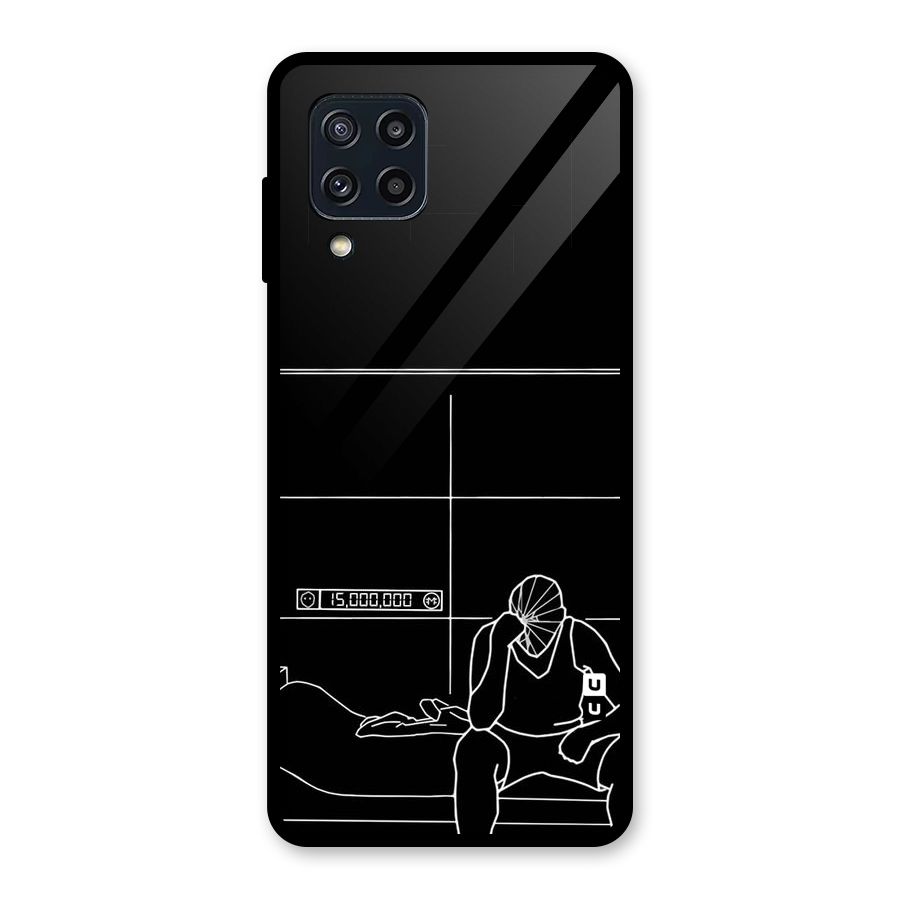 Teen Merits Glass Back Case for Galaxy M32