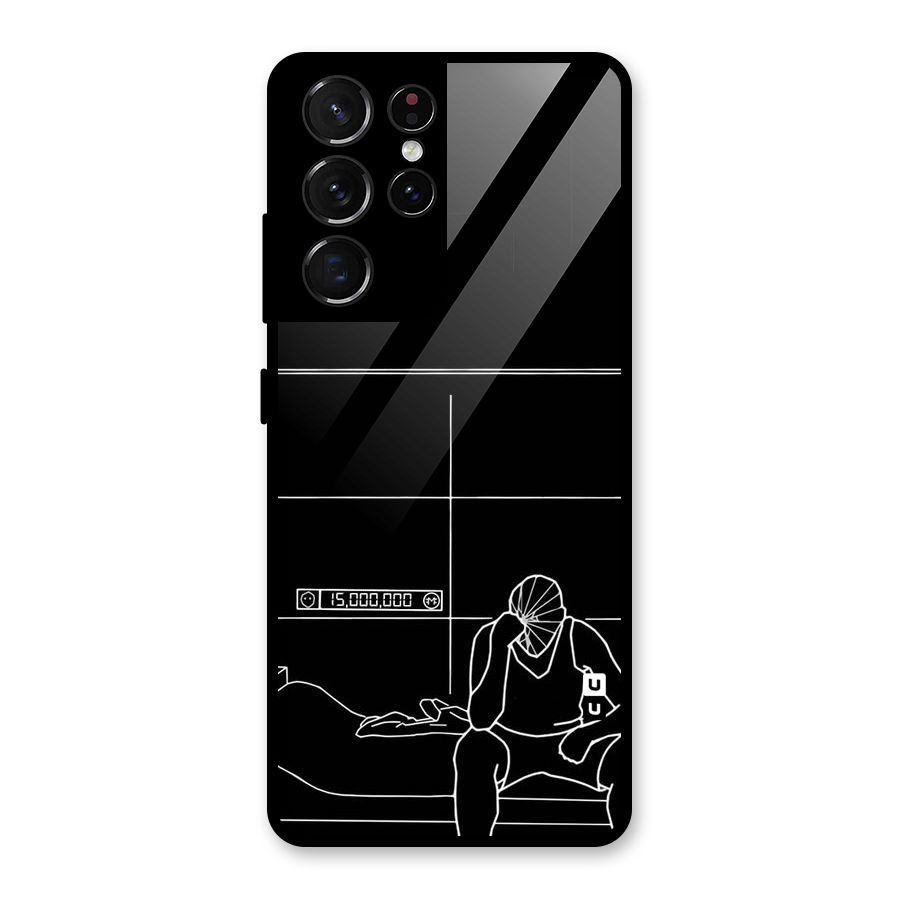 Teen Merits Glass Back Case for Galaxy S21 Ultra 5G