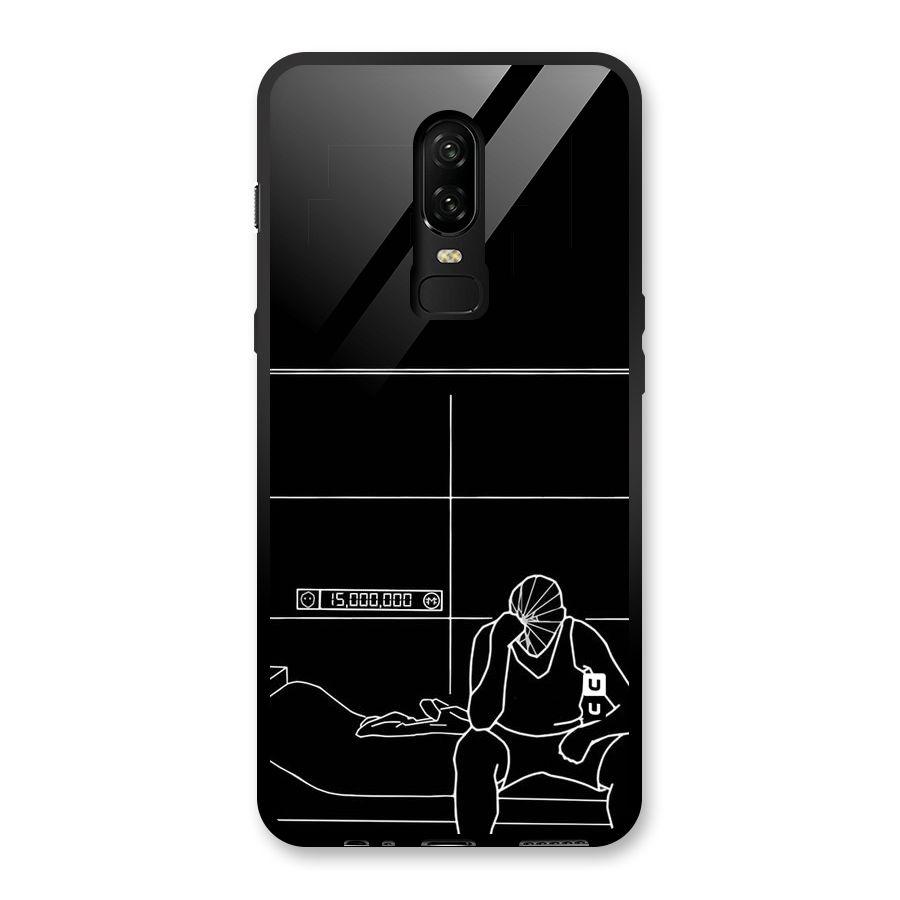 Teen Merits Glass Back Case for OnePlus 6