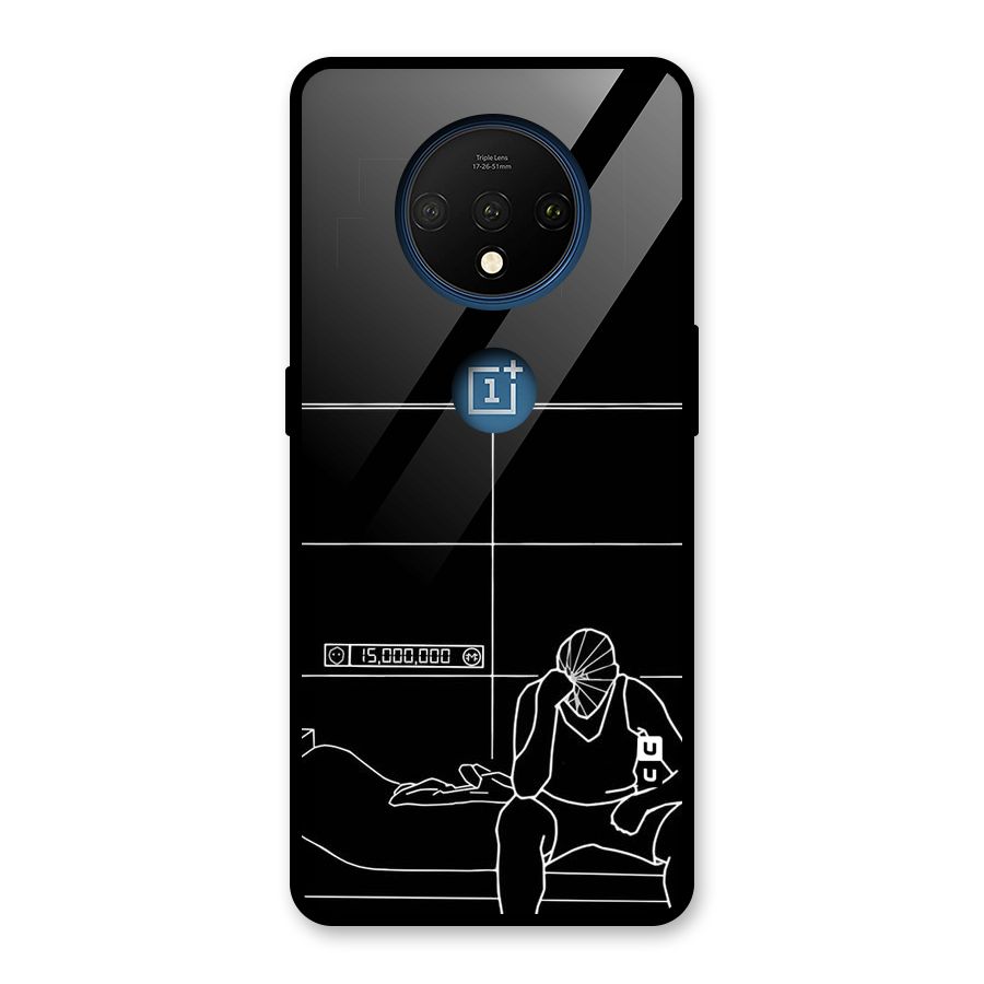 Teen Merits Glass Back Case for OnePlus 7T
