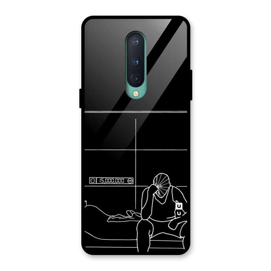 Teen Merits Glass Back Case for OnePlus 8
