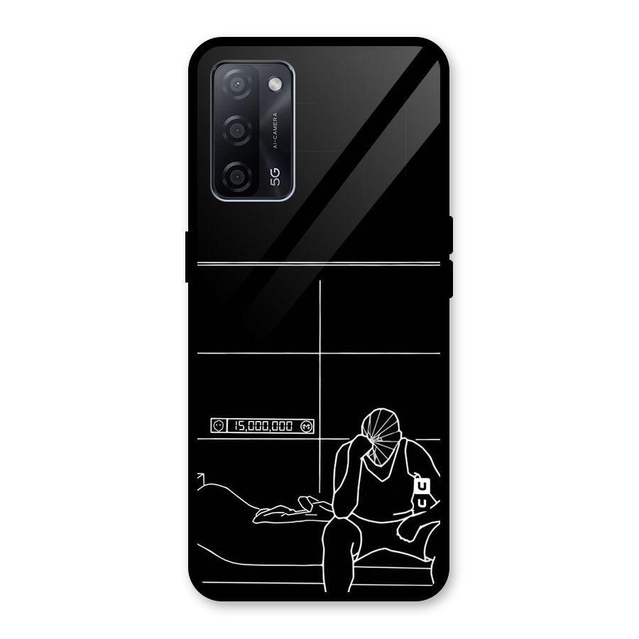 Teen Merits Glass Back Case for Oppo A53s 5G