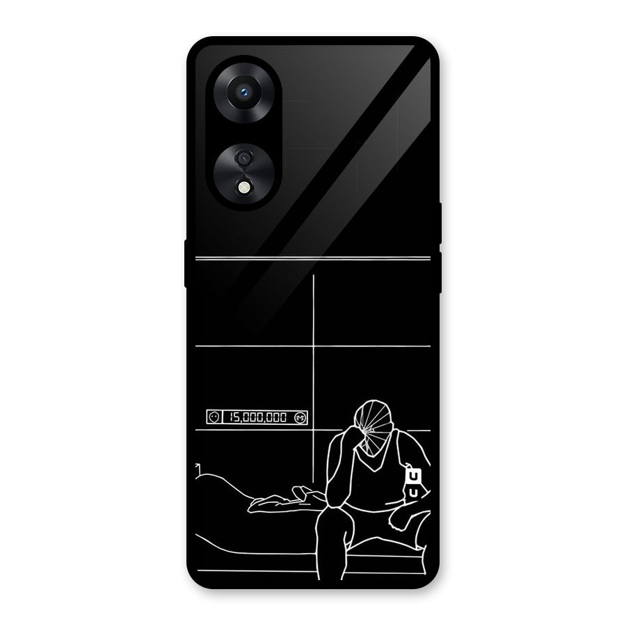 Teen Merits Glass Back Case for Oppo A78