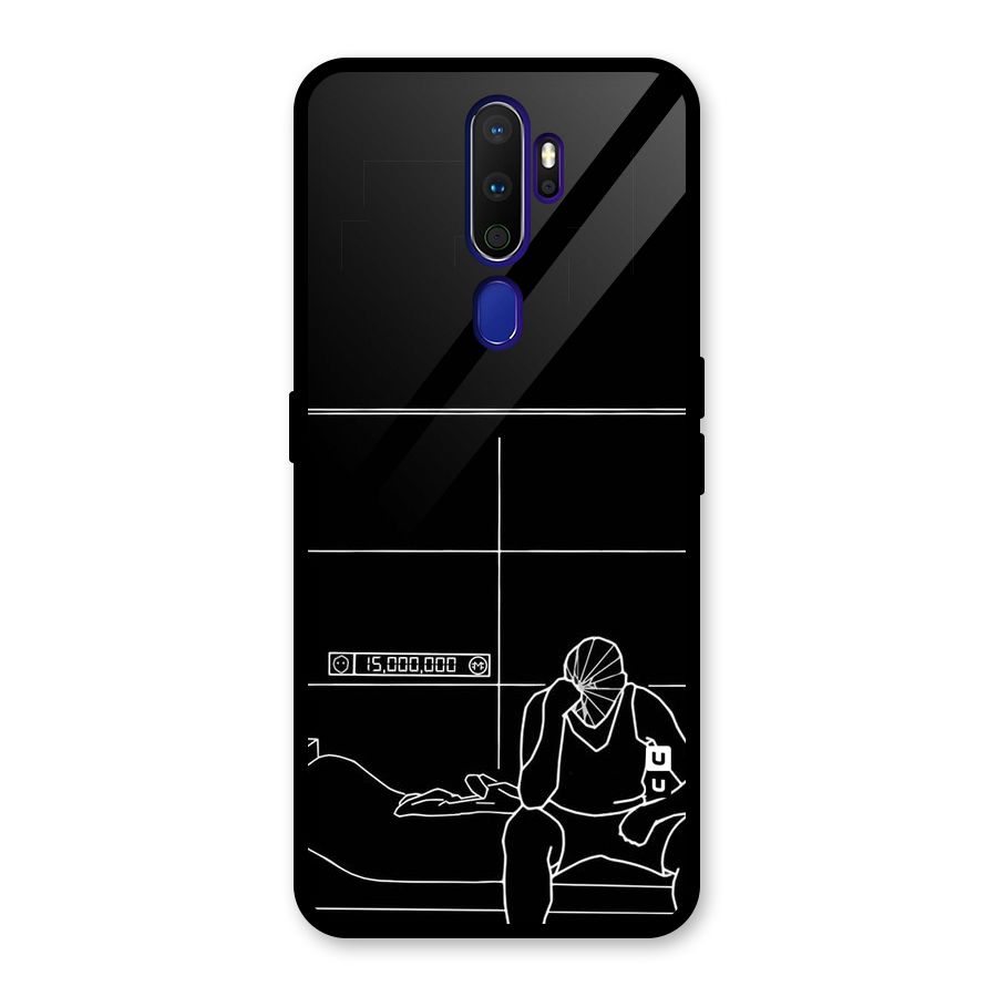 Teen Merits Glass Back Case for Oppo A9 (2020)