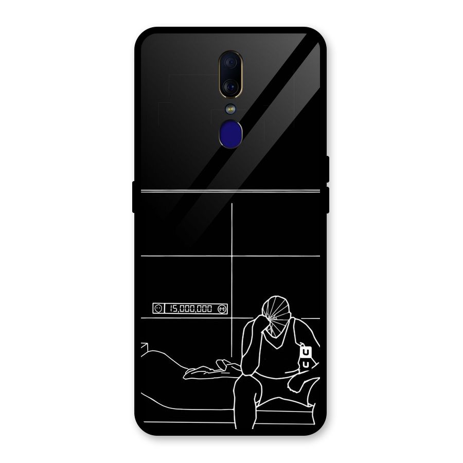 Teen Merits Glass Back Case for Oppo F11