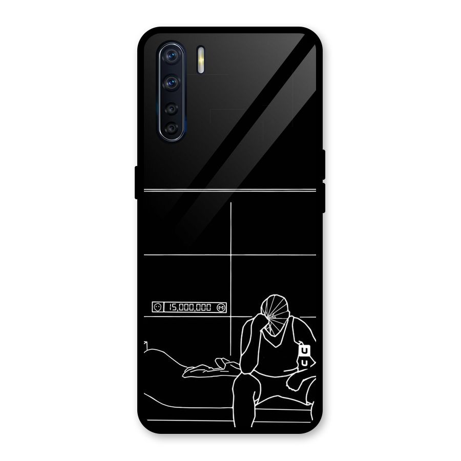 Teen Merits Glass Back Case for Oppo F15