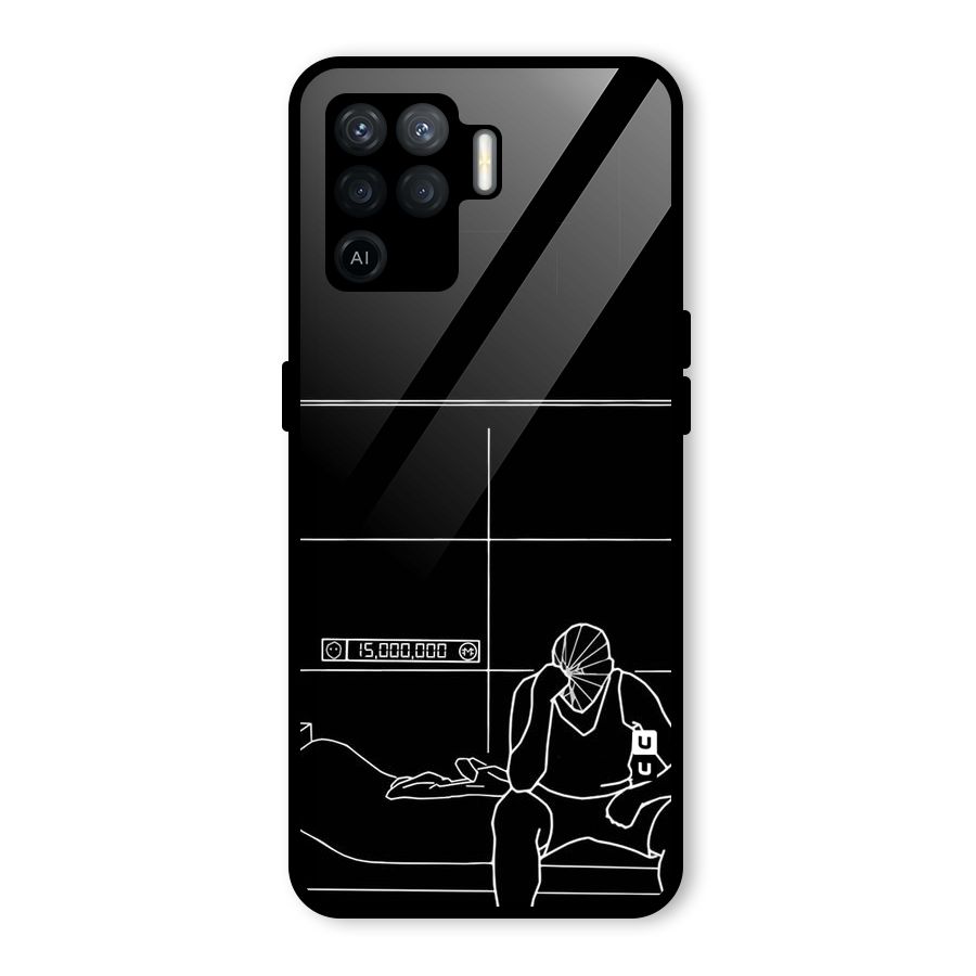 Teen Merits Glass Back Case for Oppo F19 Pro