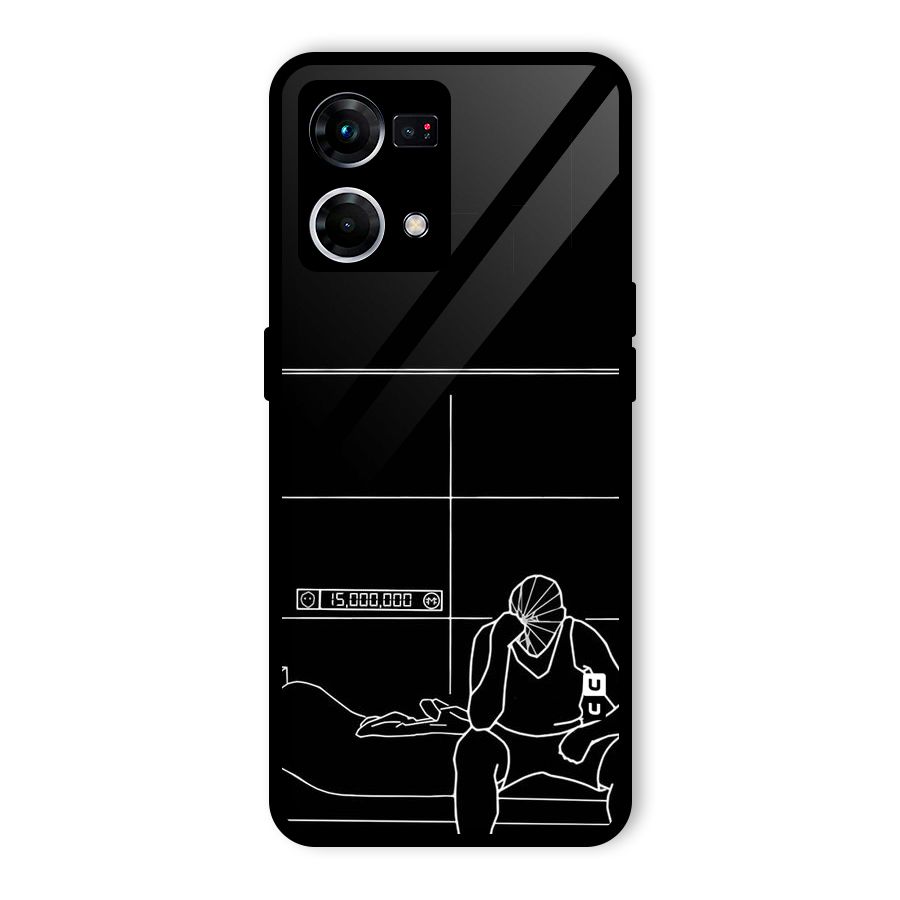 Teen Merits Glass Back Case for Oppo F21 Pro 4G