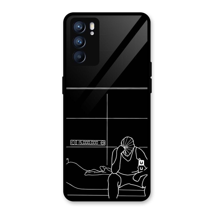 Teen Merits Glass Back Case for Oppo Reno6 5G