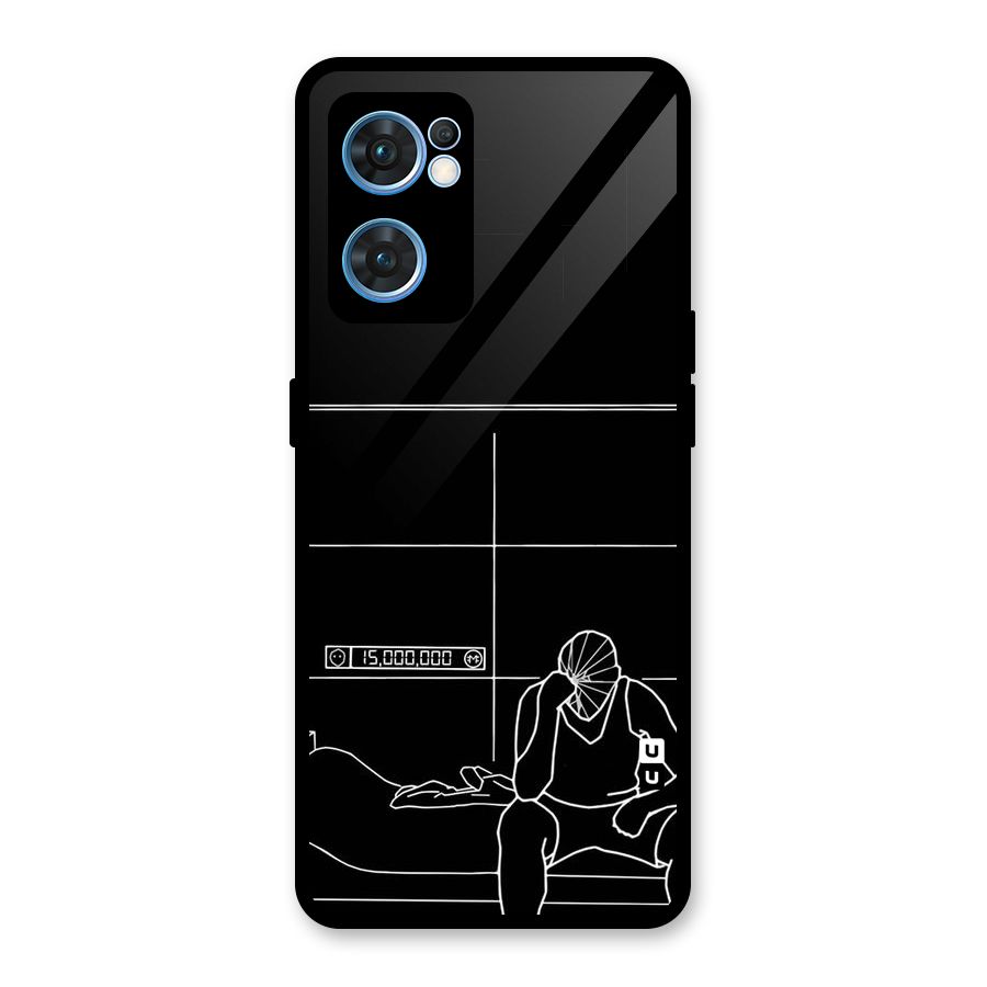 Teen Merits Glass Back Case for Oppo Reno7 5G