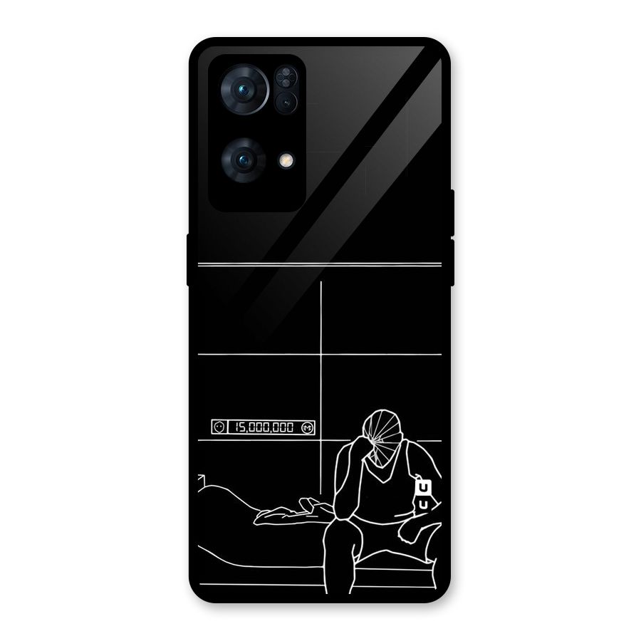Teen Merits Glass Back Case for Oppo Reno7 Pro 5G