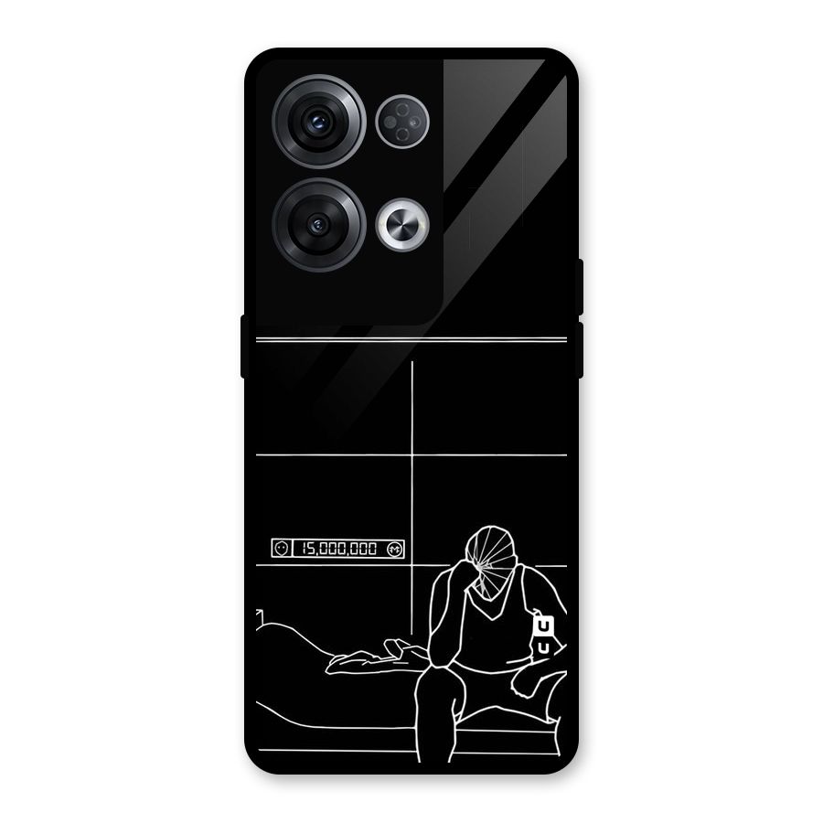 Teen Merits Glass Back Case for Oppo Reno8 Pro 5G