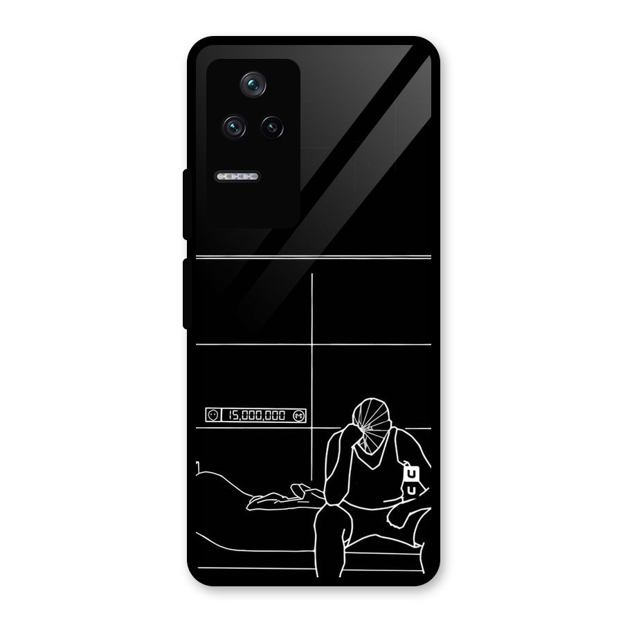Teen Merits Glass Back Case for Poco F4 5G