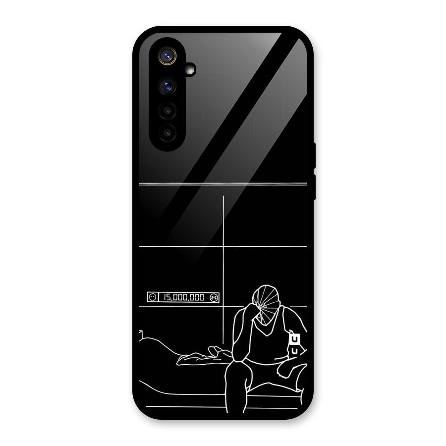 Teen Merits Glass Back Case for Realme 6i