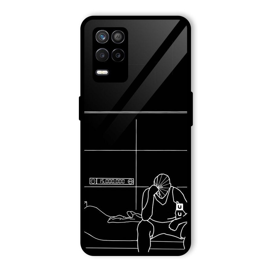 Teen Merits Glass Back Case for Realme 8 5G