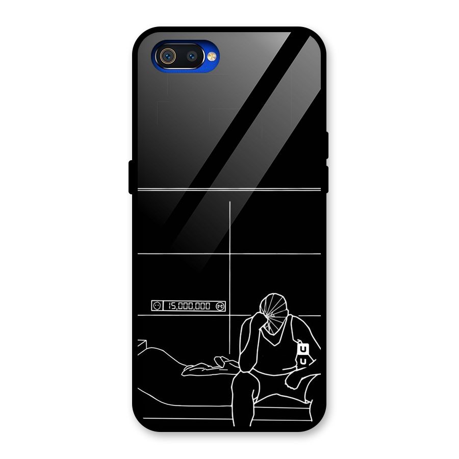 Teen Merits Glass Back Case for Realme C2