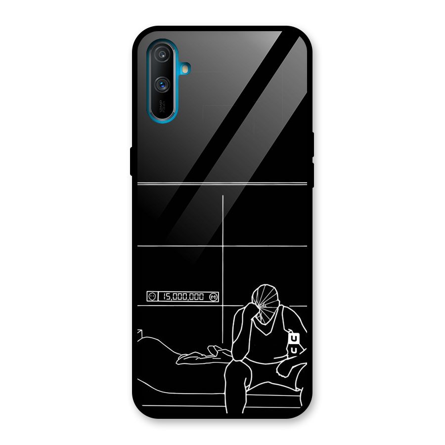Teen Merits Glass Back Case for Realme C3