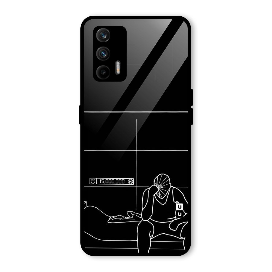 Teen Merits Glass Back Case for Realme GT 5G