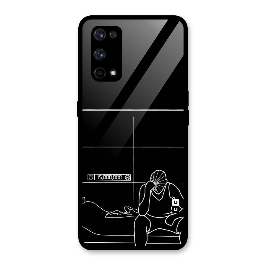 Teen Merits Glass Back Case for Realme X7 Pro