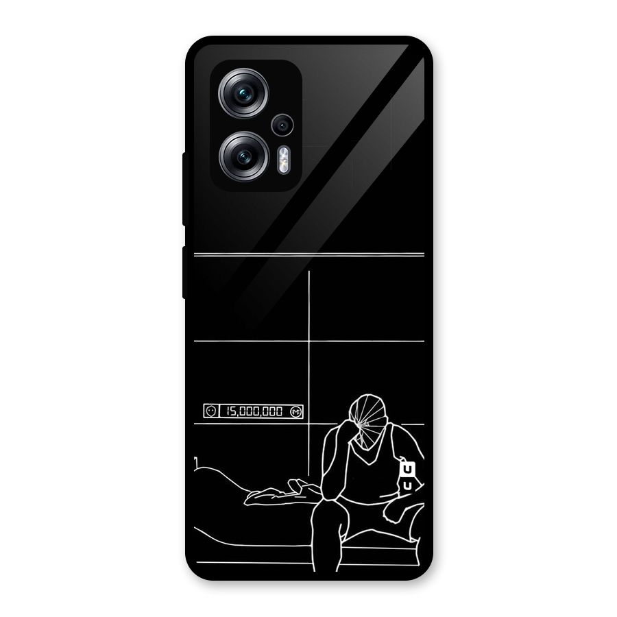Teen Merits Glass Back Case for Redmi K50i