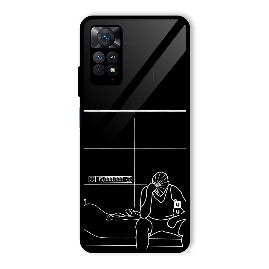 Teen Merits Glass Back Case for Redmi Note 11 Pro