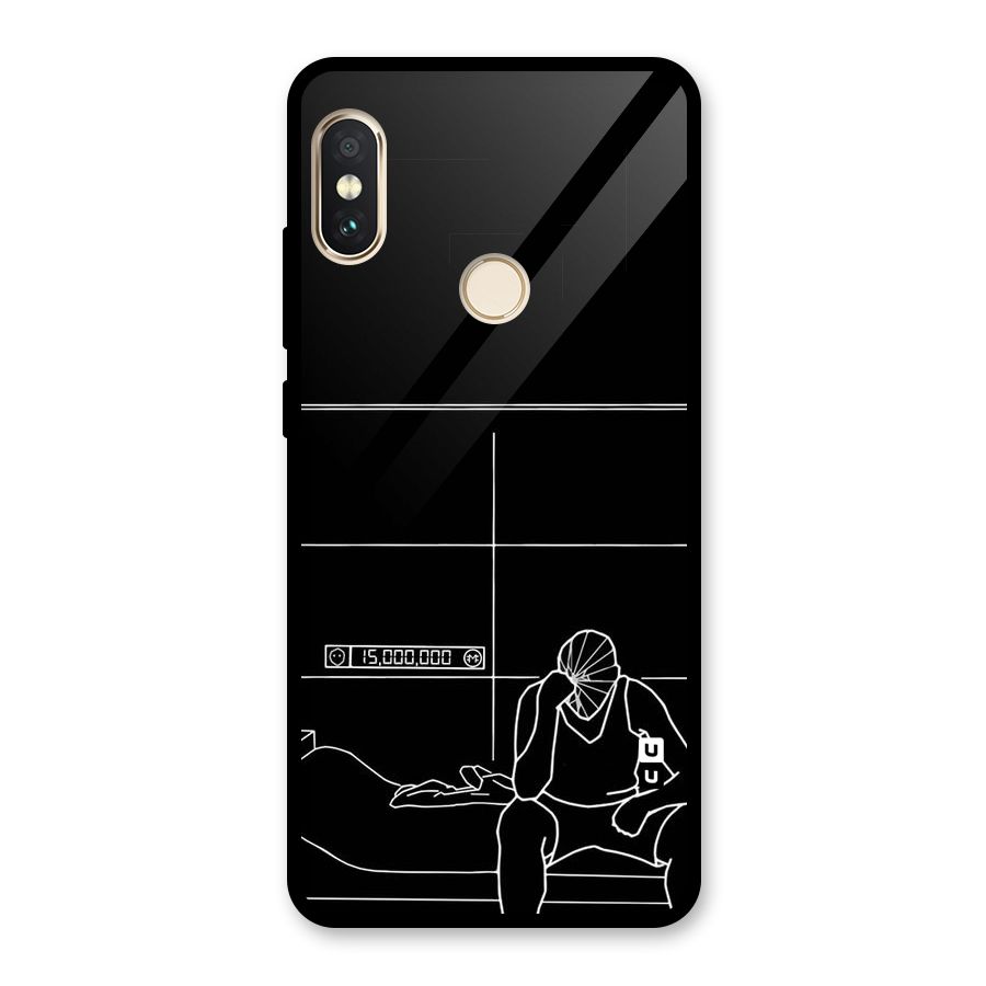 Teen Merits Glass Back Case for Redmi Note 5 Pro