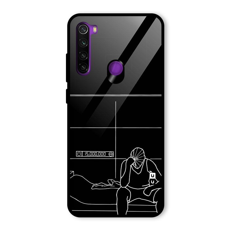 Teen Merits Glass Back Case for Redmi Note 8
