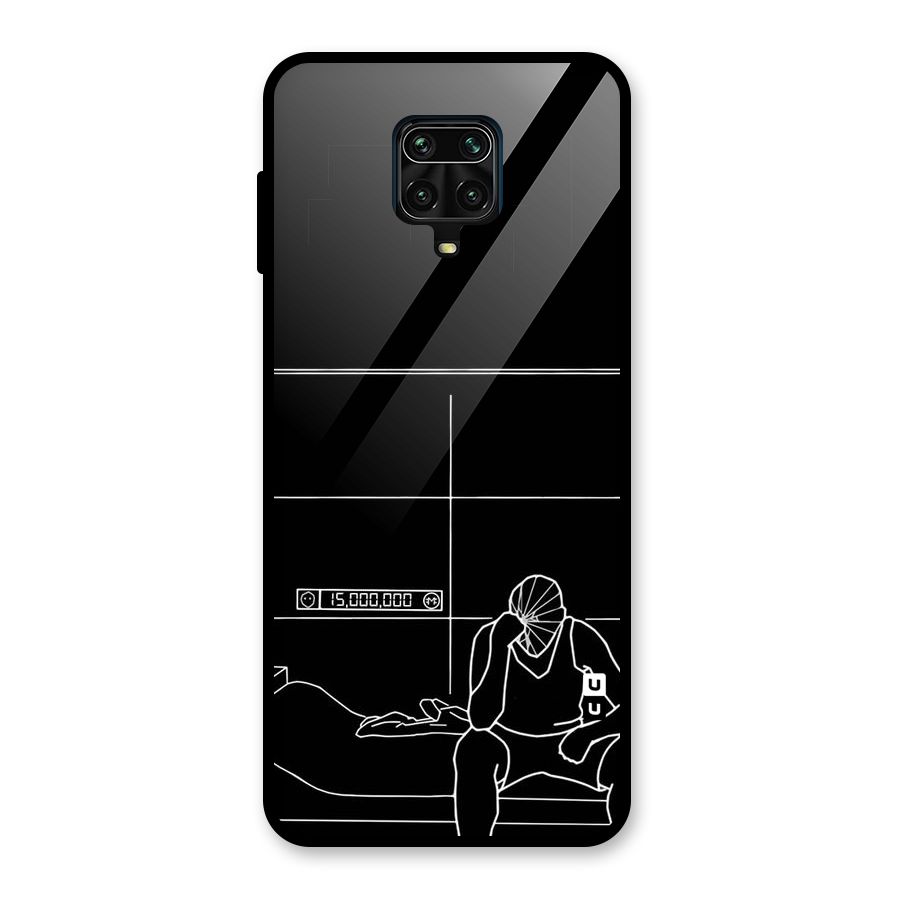 Teen Merits Glass Back Case for Redmi Note 9 Pro