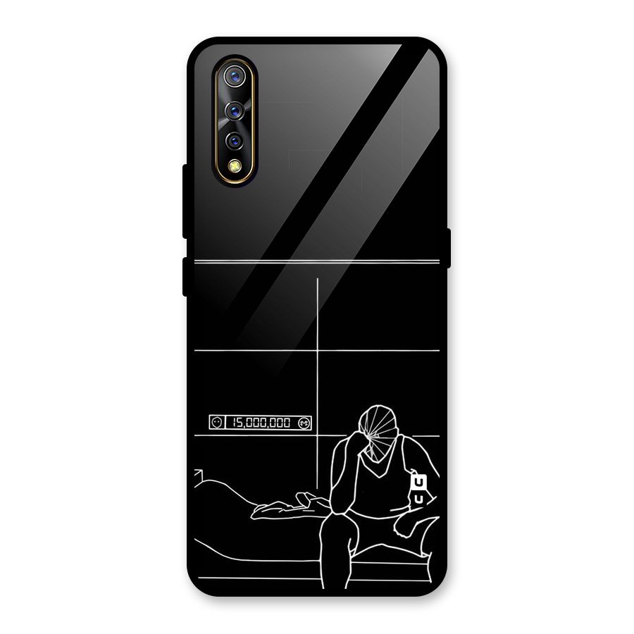Teen Merits Glass Back Case for Vivo S1
