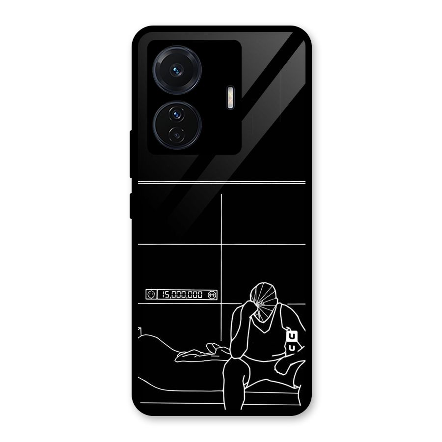Teen Merits Glass Back Case for Vivo T1 Pro
