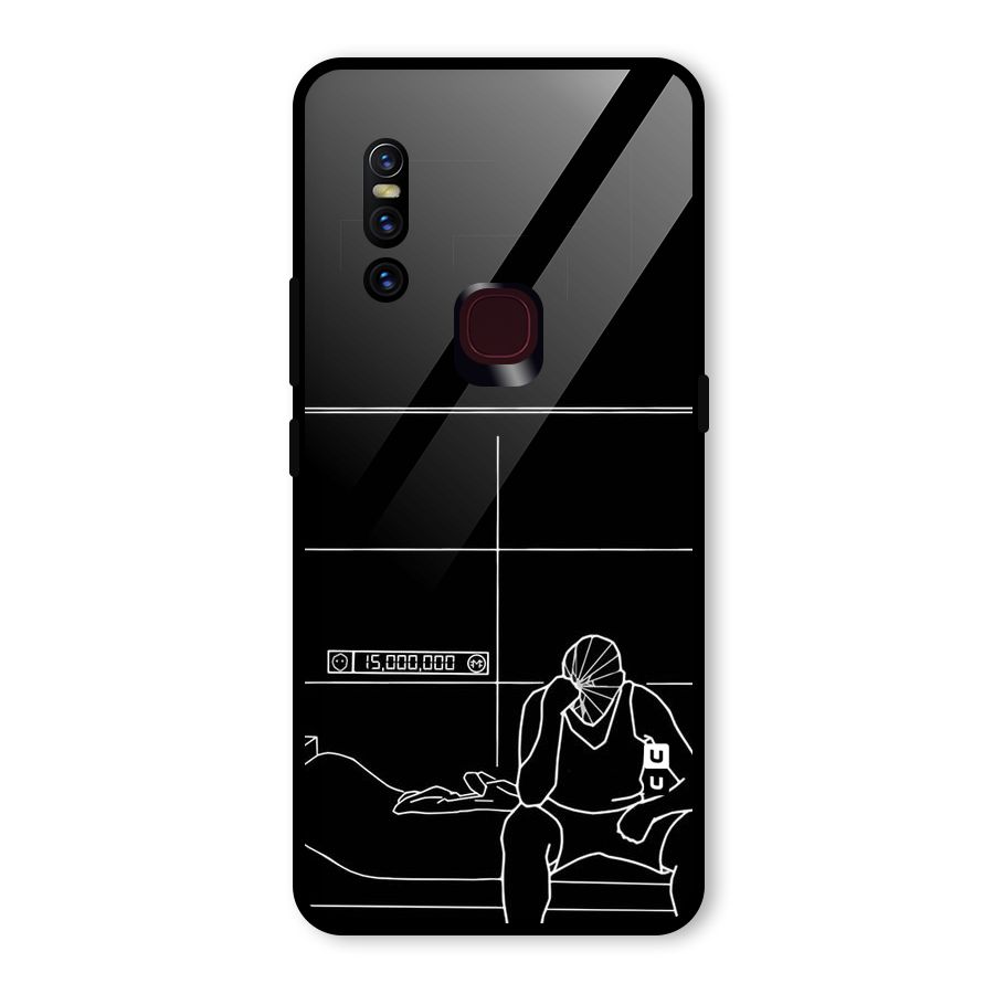 Teen Merits Glass Back Case for Vivo V15