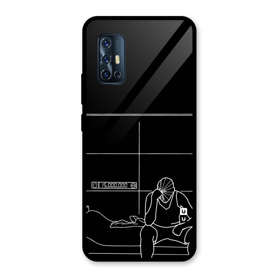 Teen Merits Glass Back Case for Vivo V17