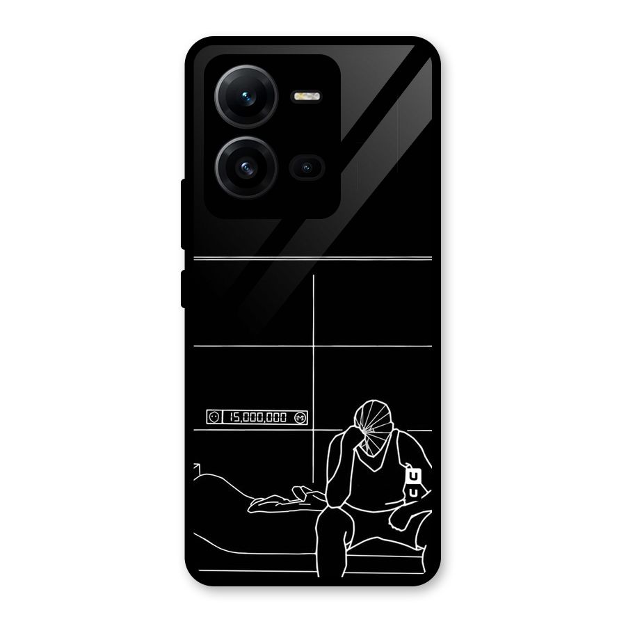 Teen Merits Glass Back Case for Vivo V25