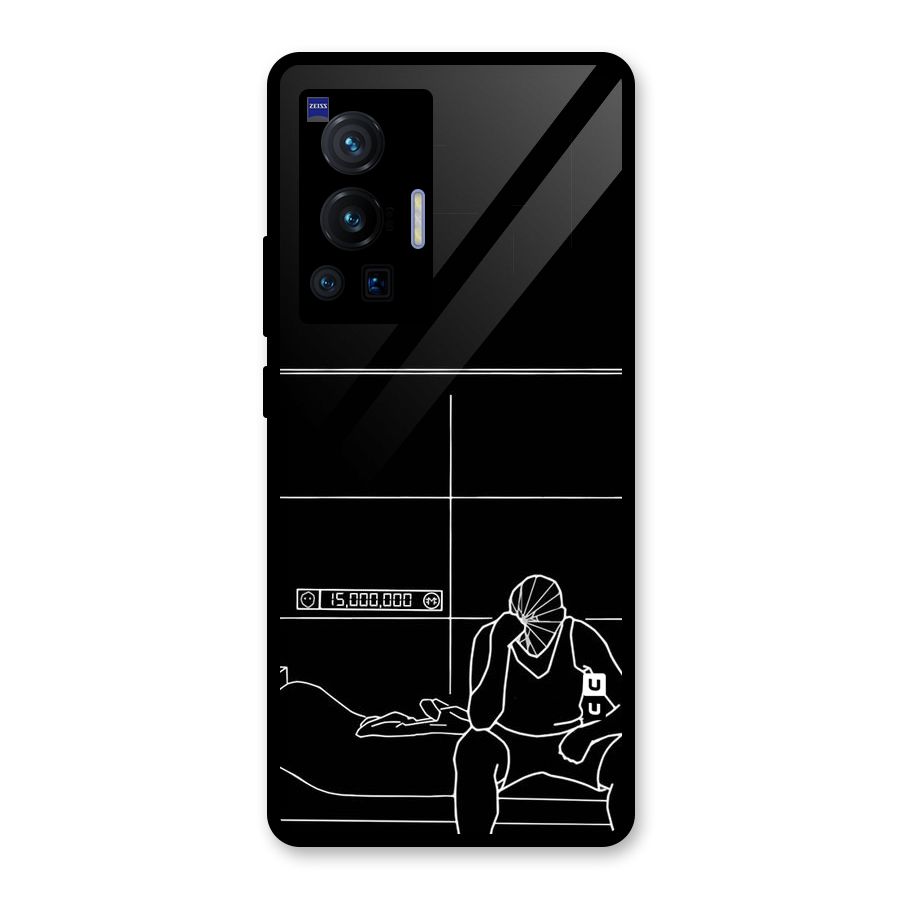 Teen Merits Glass Back Case for Vivo X70 Pro