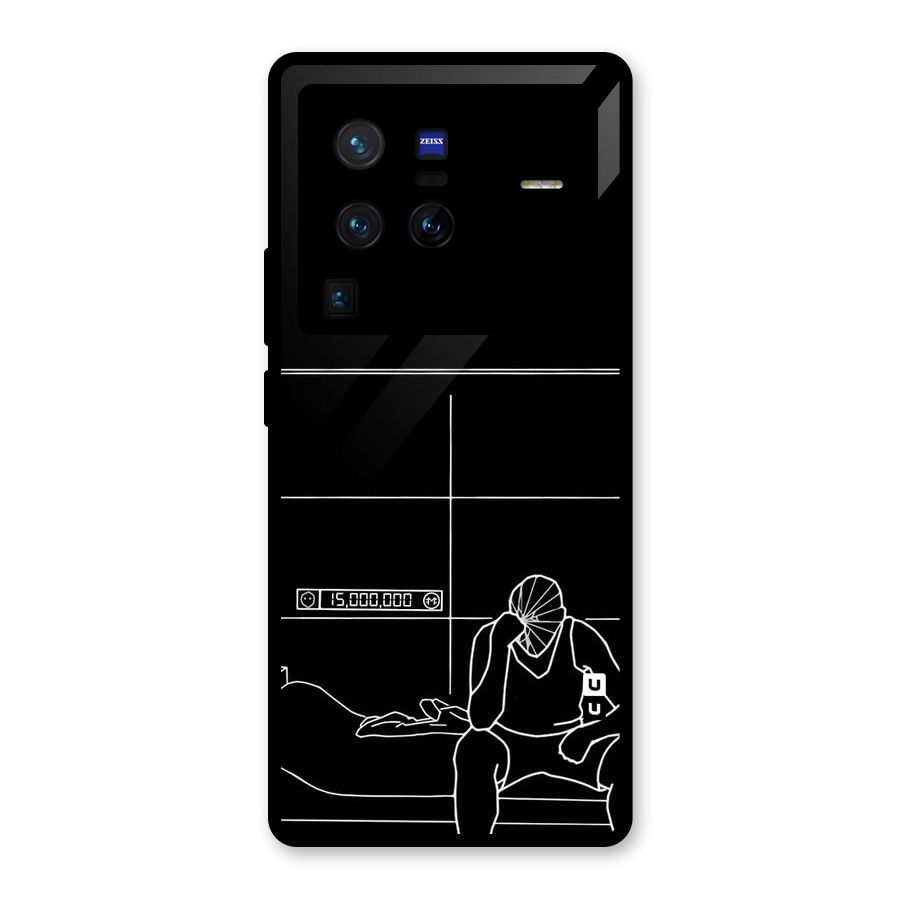 Teen Merits Glass Back Case for Vivo X80 Pro