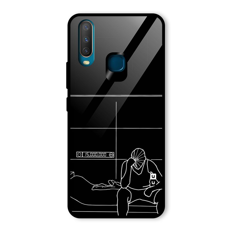 Teen Merits Glass Back Case for Vivo Y12