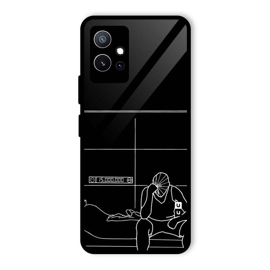 Teen Merits Glass Back Case for Vivo Y75 5G