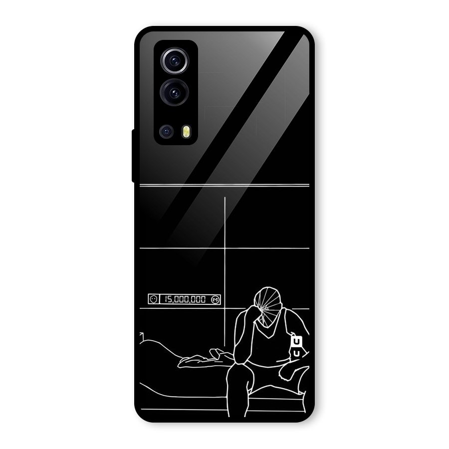 Teen Merits Glass Back Case for Vivo iQOO Z3