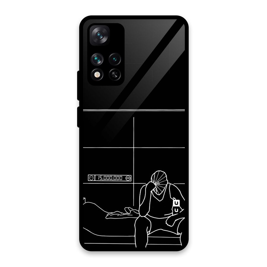 Teen Merits Glass Back Case for Xiaomi 11i HyperCharge 5G