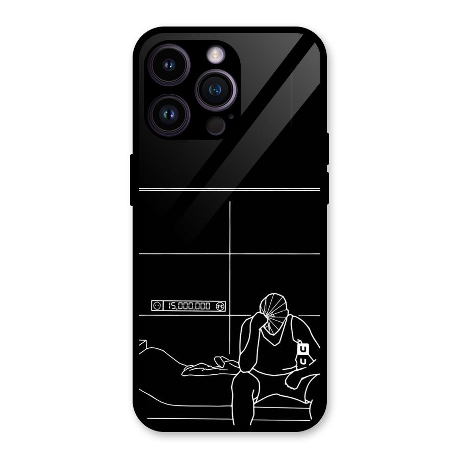 Teen Merits Glass Back Case for iPhone 14 Pro Max
