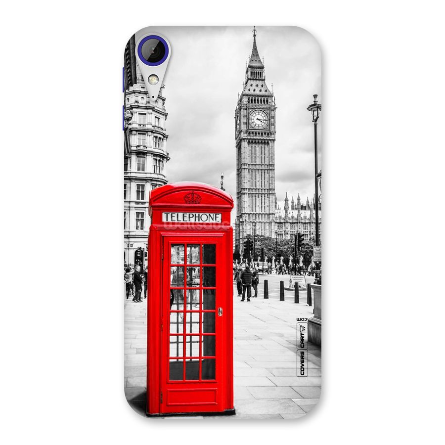 Telephone Booth Back Case for Desire 830