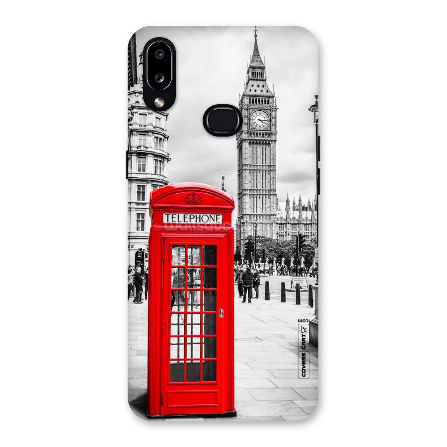 Telephone Booth Back Case for Galaxy A10s