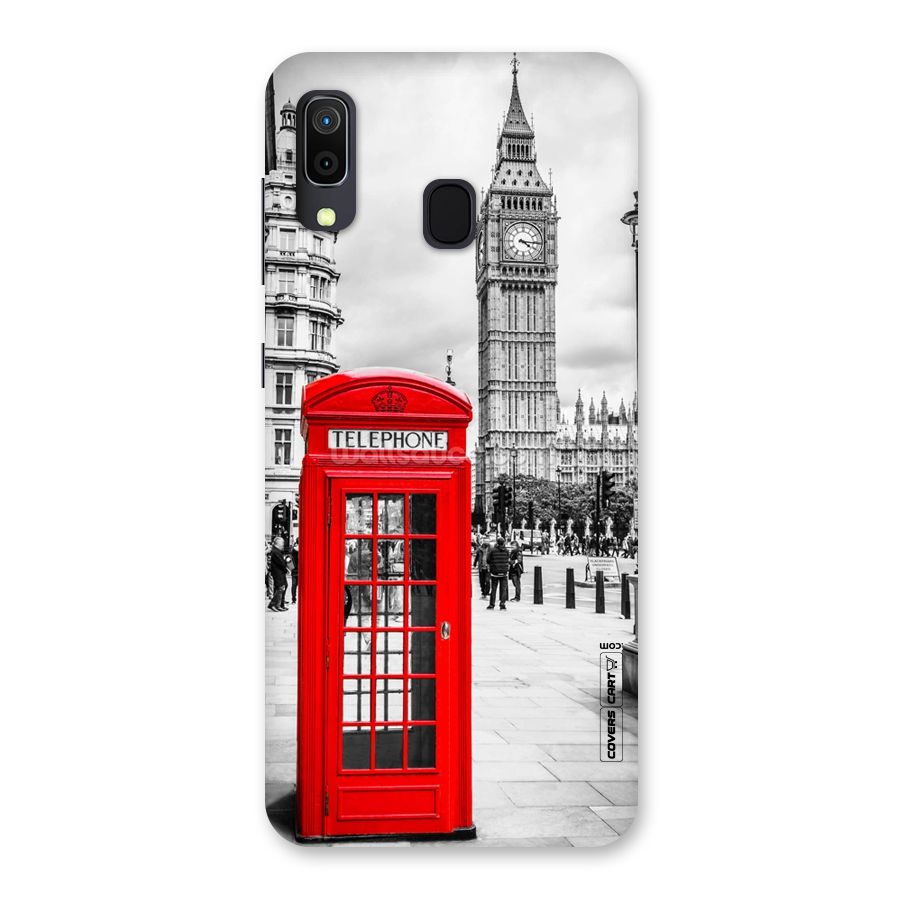 Telephone Booth Back Case for Galaxy A30