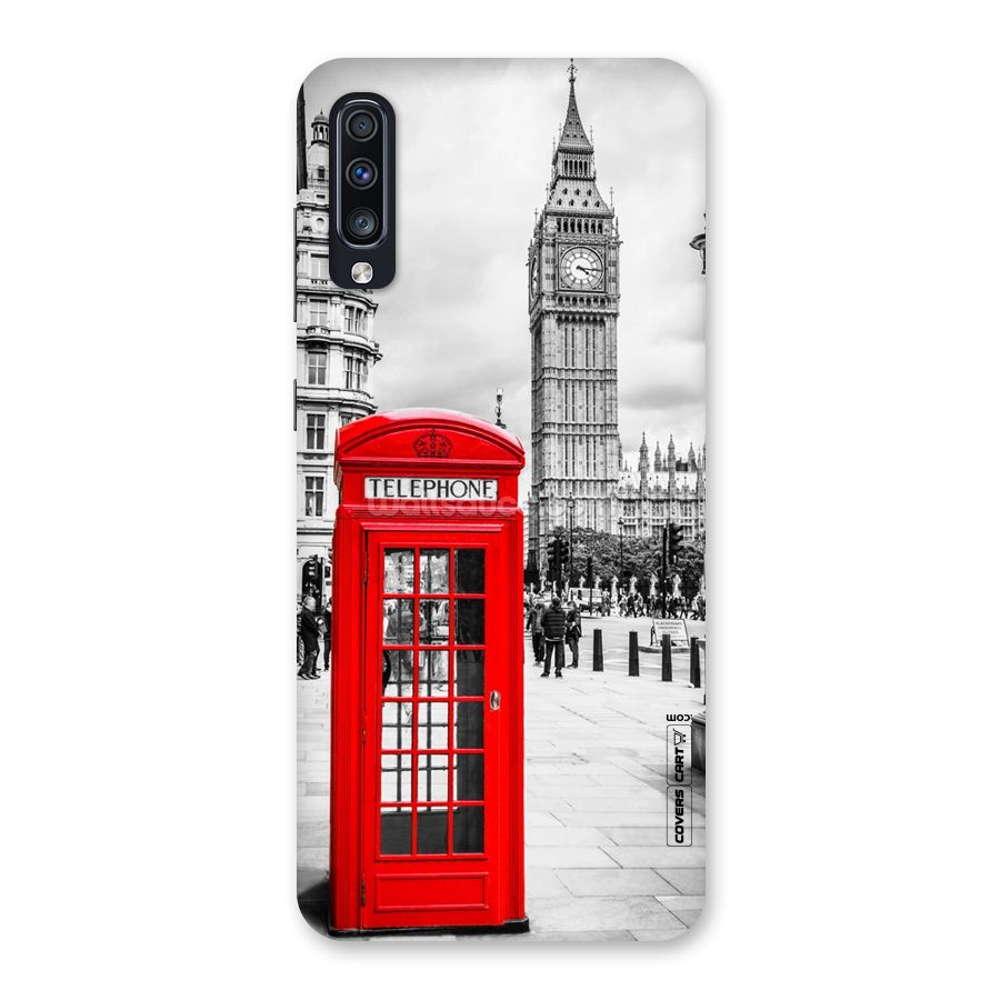Telephone Booth Back Case for Galaxy A70