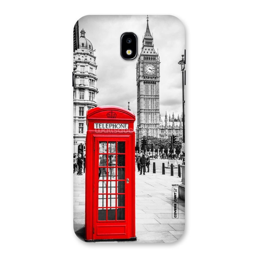 Telephone Booth Back Case for Galaxy J7 Pro