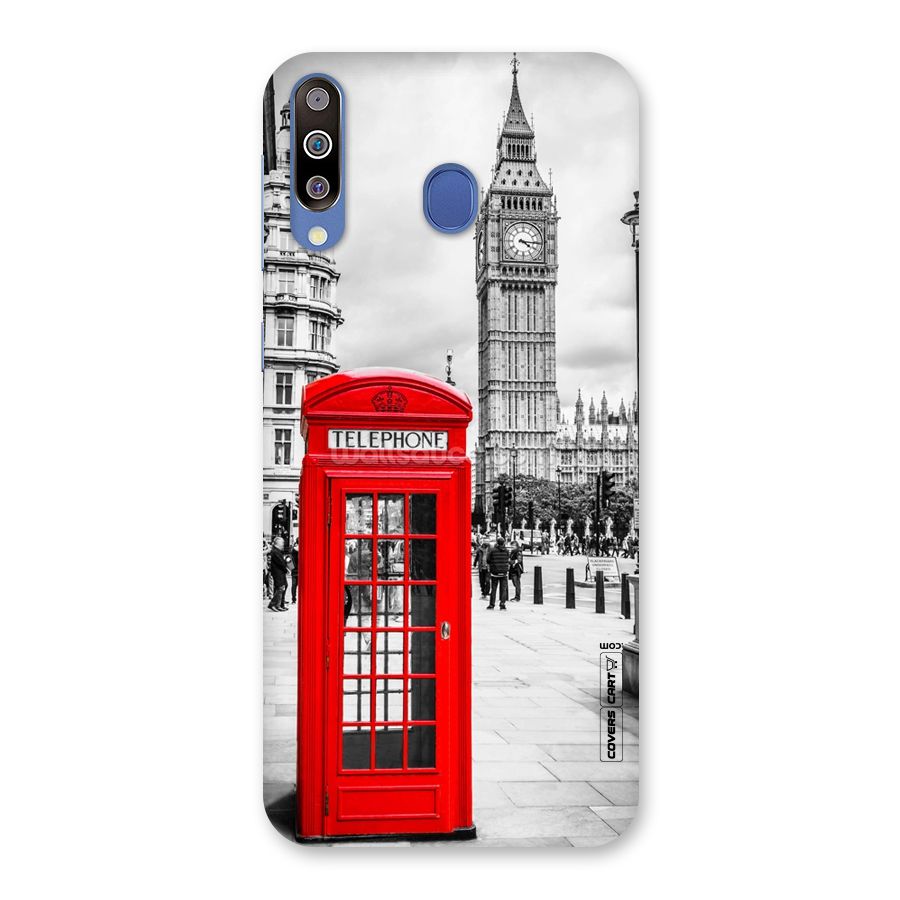 Telephone Booth Back Case for Galaxy M30