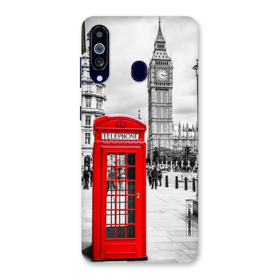 Telephone Booth Back Case for Galaxy M40