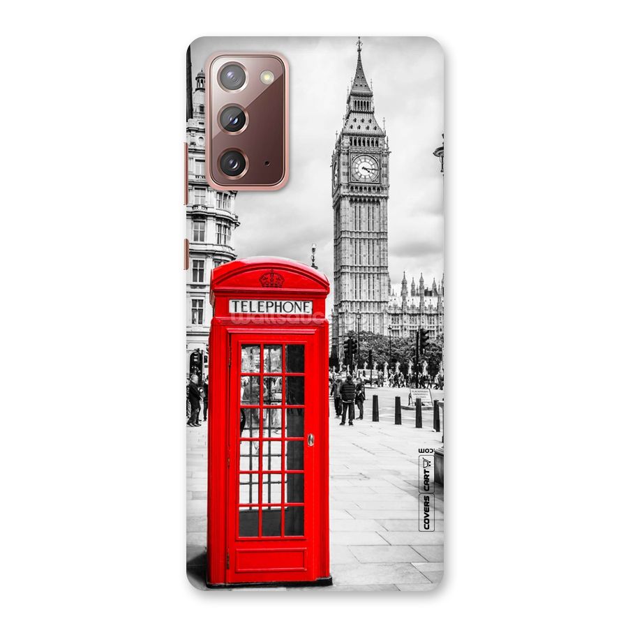 Telephone Booth Back Case for Galaxy Note 20