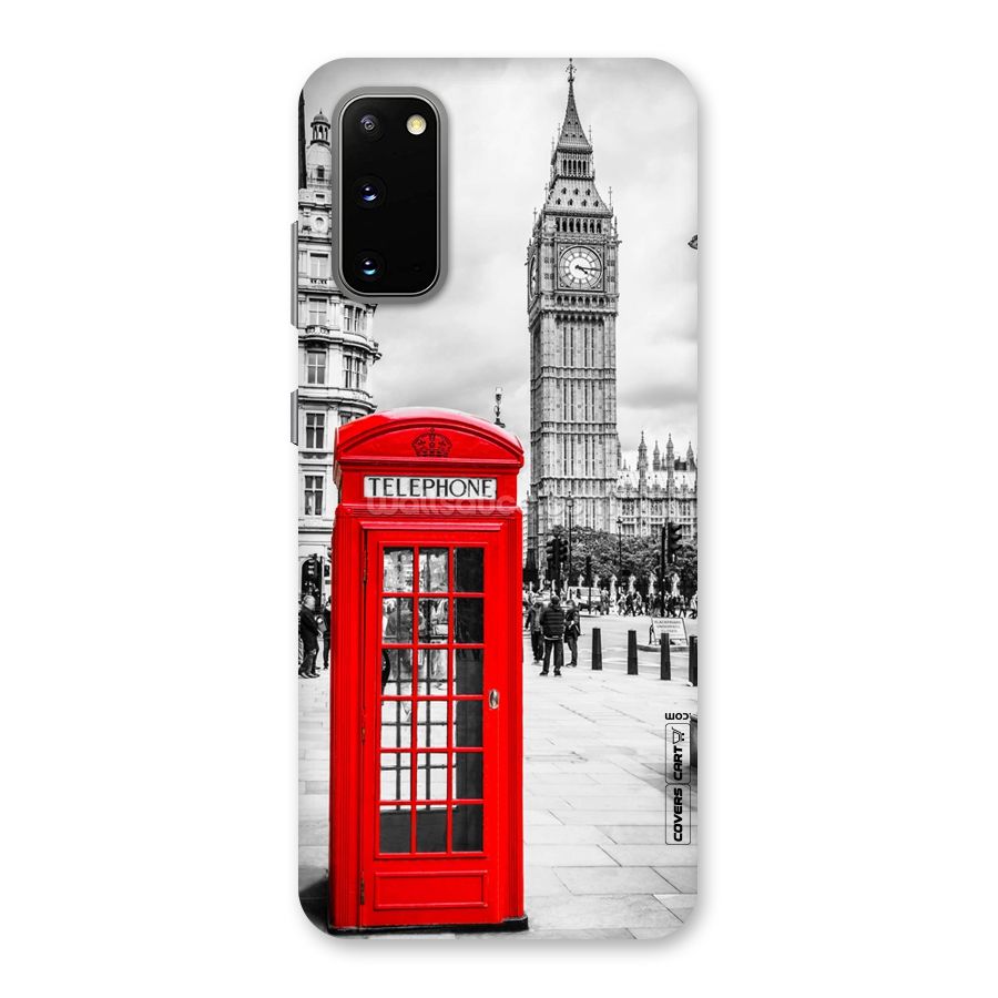 Telephone Booth Back Case for Galaxy S20