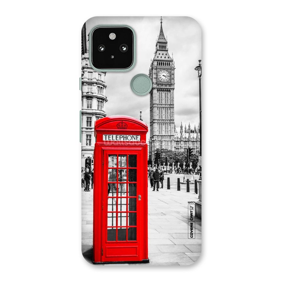 Telephone Booth Back Case for Google Pixel 5